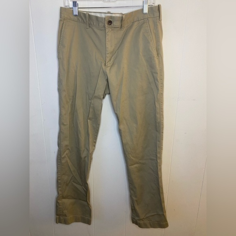 Beige/Tan J Crew Flex Straight Dress Pants SIZE 32x32